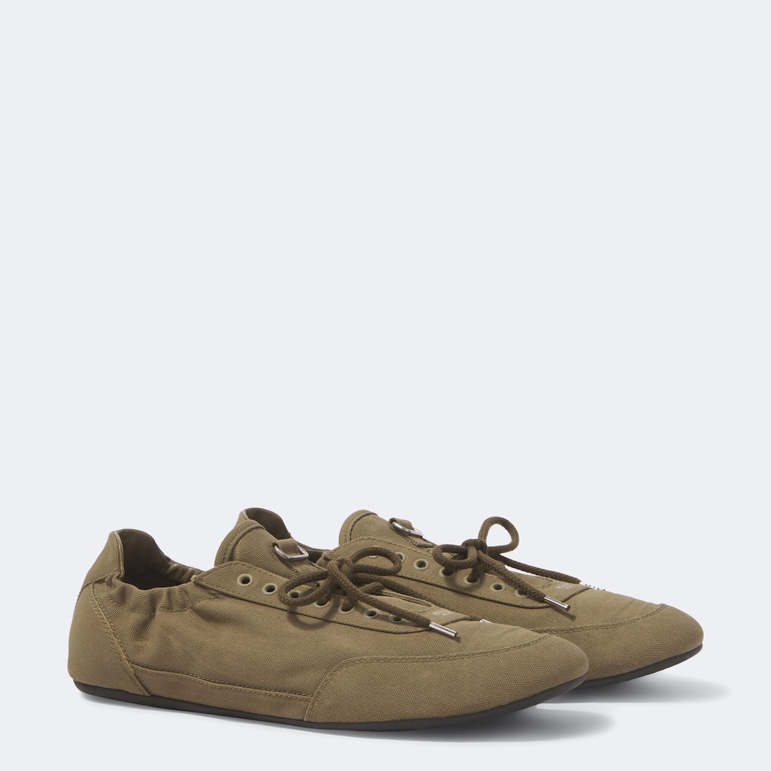 Prada - Collapse canvas sneakers
