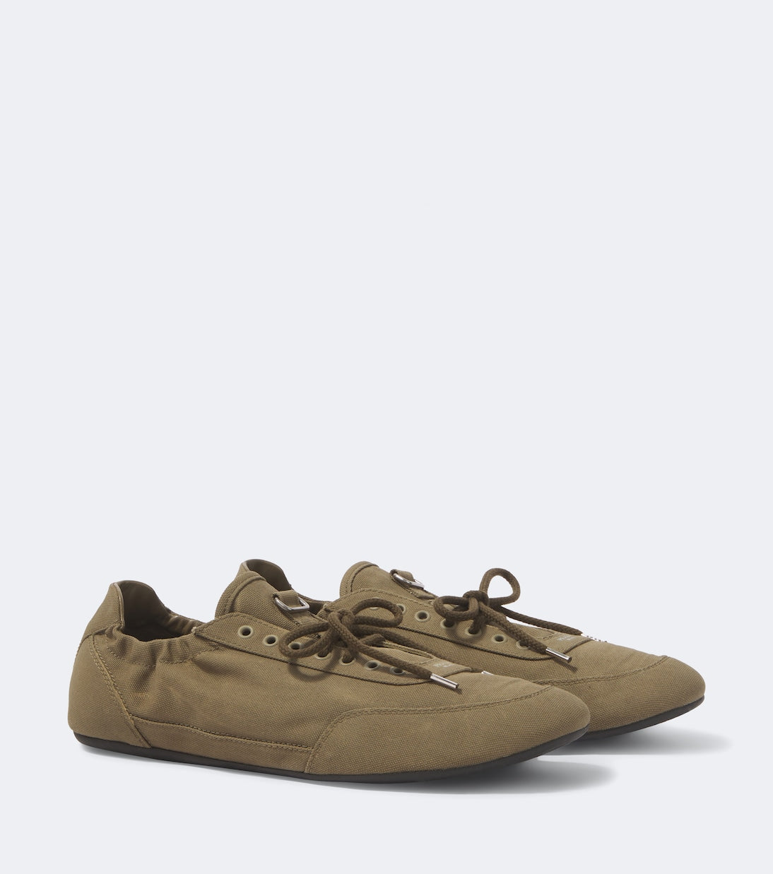 Prada - Collapse canvas sneakers