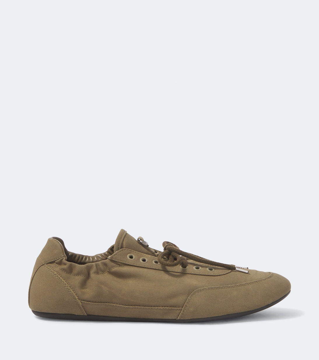 Prada - Collapse canvas sneakers
