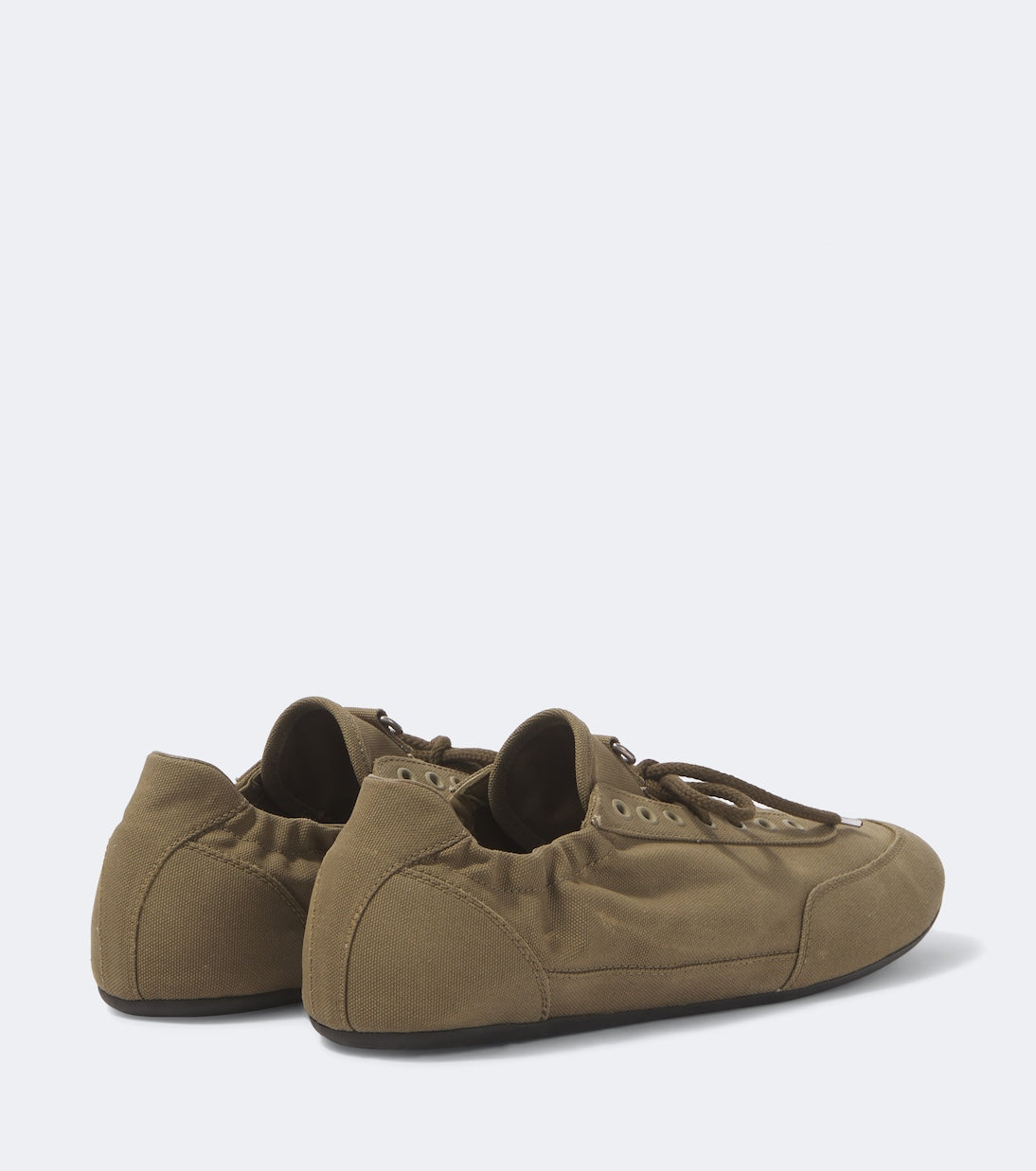 Prada - Collapse canvas sneakers
