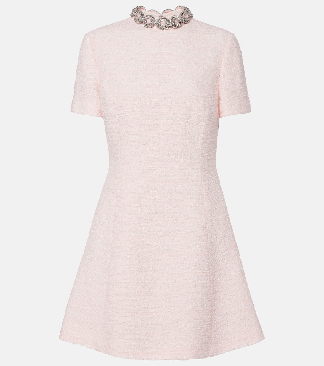 Valentino Garavani - Embellished tweed minidress