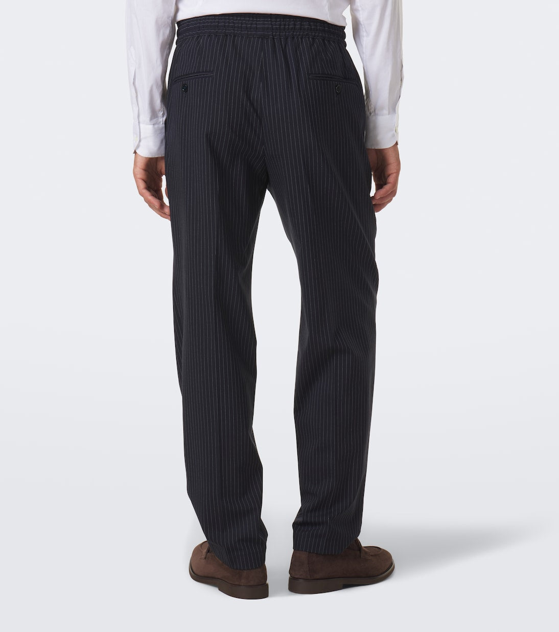 Dolce&Gabbana - Pinstripe wool-blend straight pants