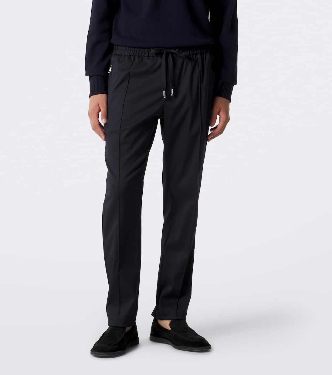 Dolce&Gabbana - Wool-blend gabardine tapered pants