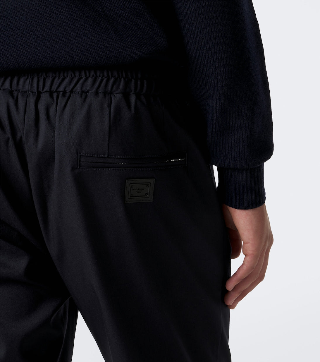 Dolce&Gabbana - Wool-blend gabardine tapered pants
