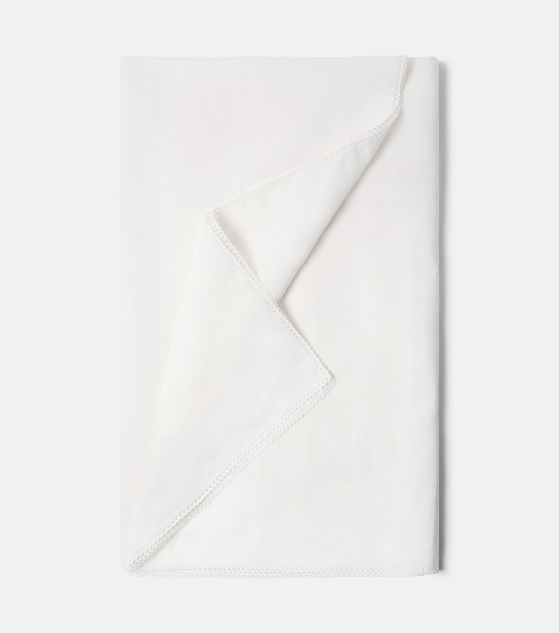 Once Milano - Lace-trimmed linen tablecloth