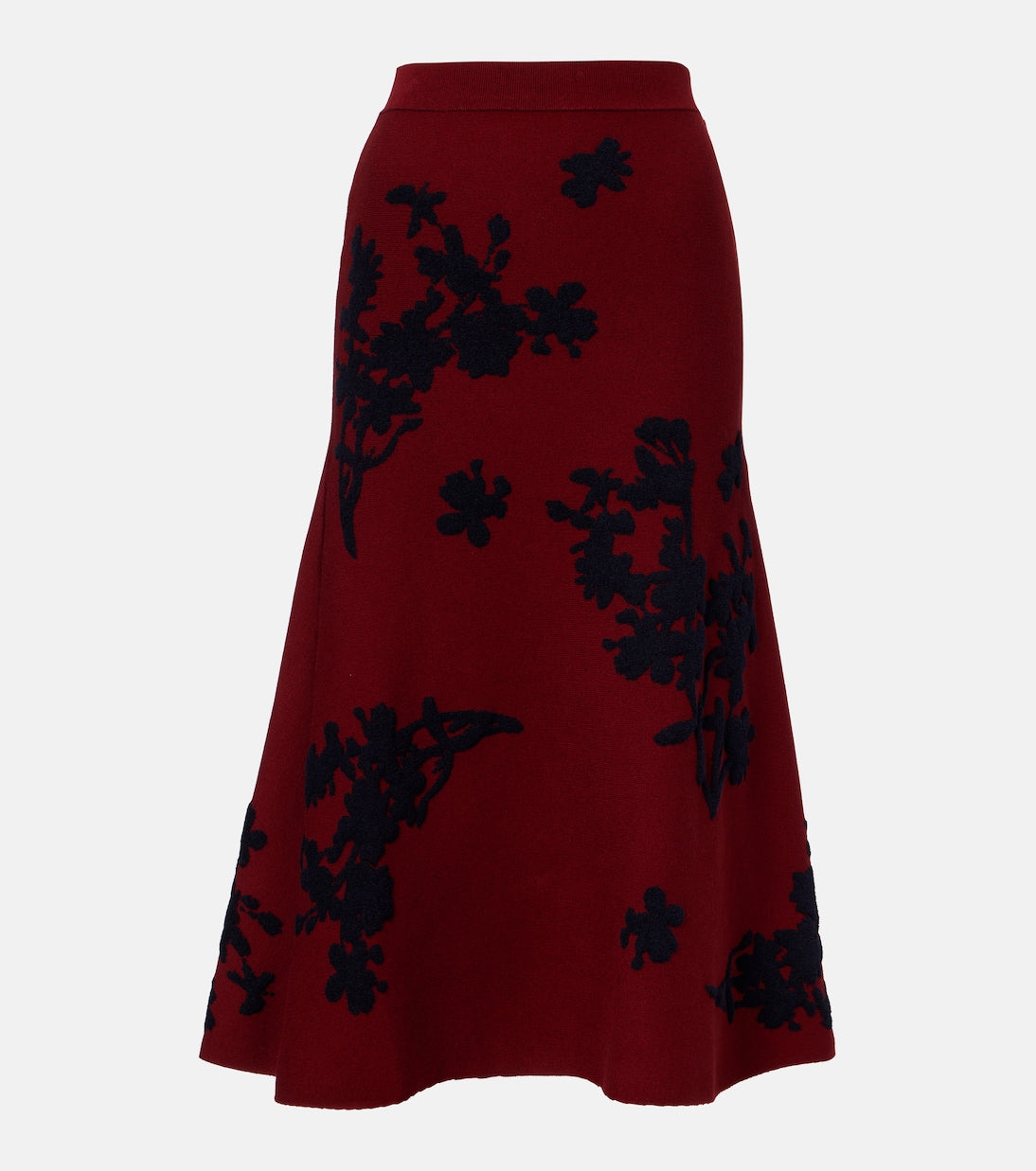 Erdem - Jacquard midi skirt