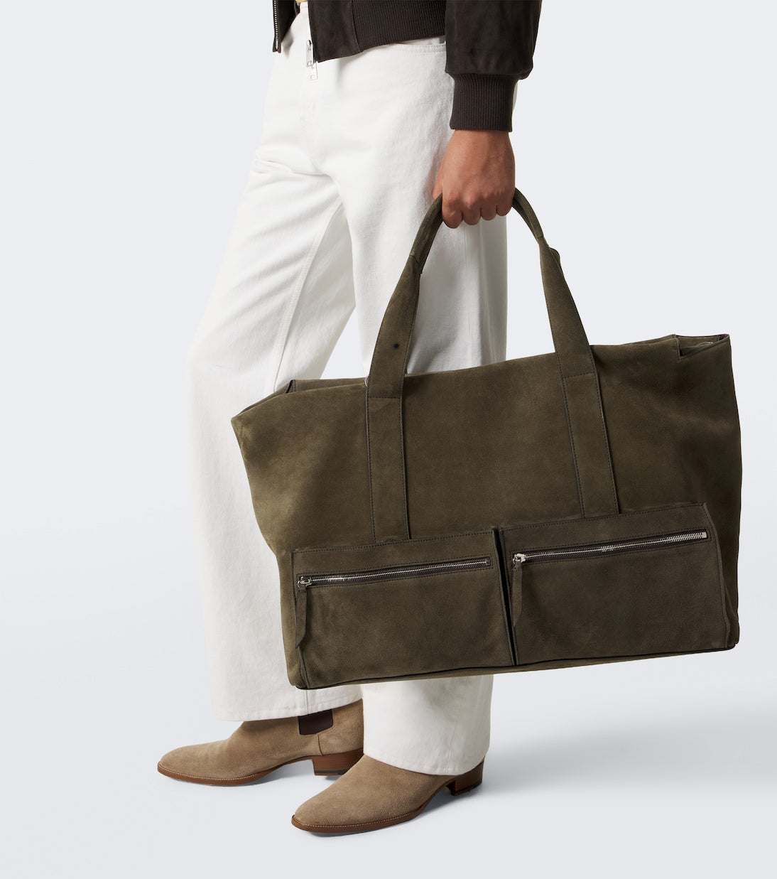 Métier - Racer 53 suede duffel bag