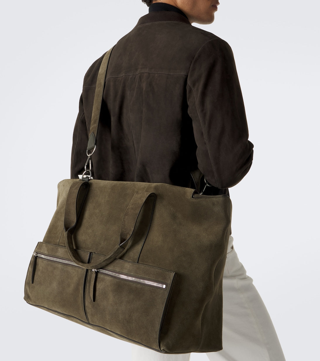 Métier - Racer 53 suede duffel bag