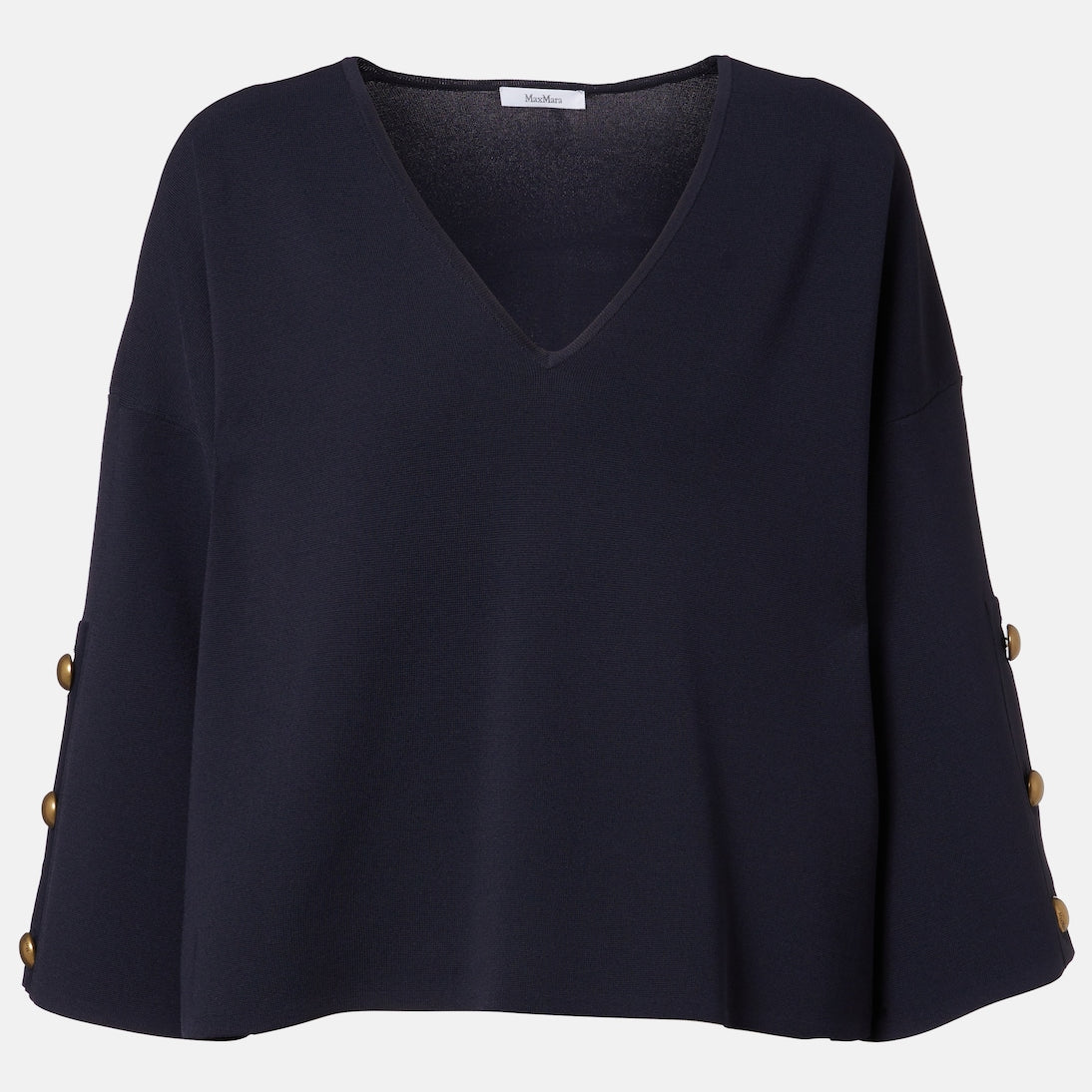 Max Mara - Embellished crêpe top