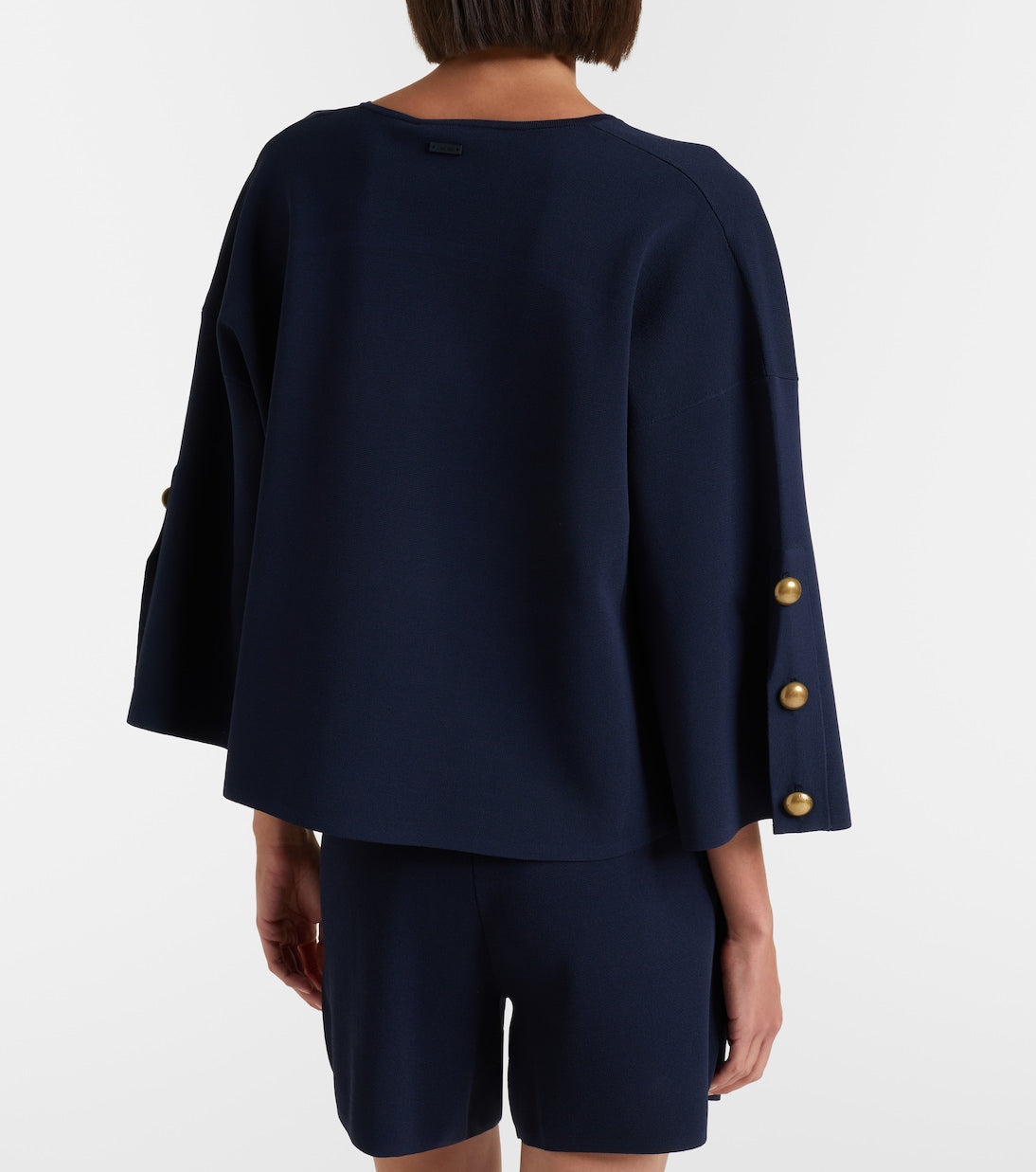 Max Mara - Embellished crêpe top