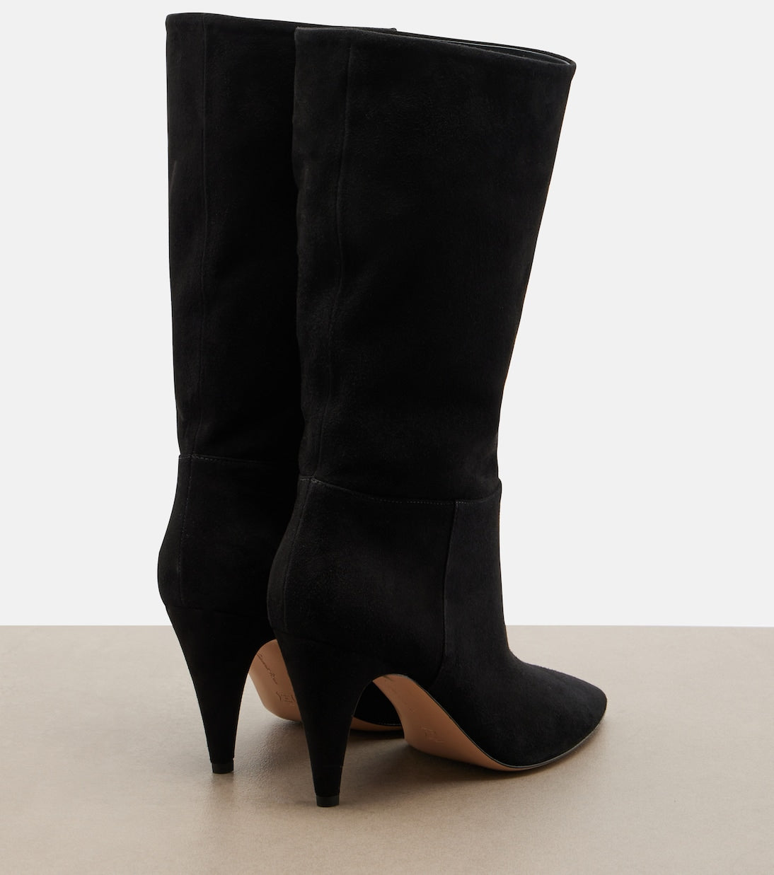 Gianvito Rossi - Elise suede mid-calf boots