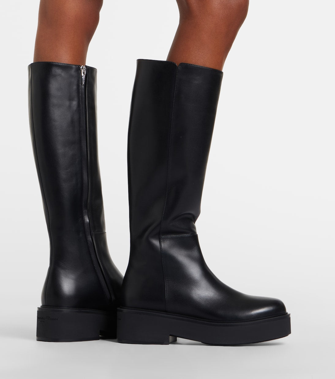 Gianvito Rossi - Hiro leather mid-calf boots