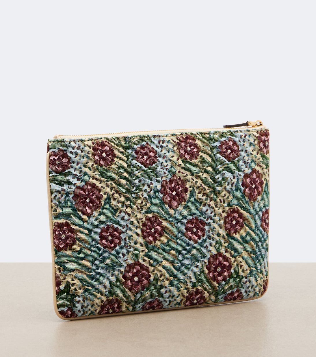 Valentino Garavani - VLogo floral jacquard pouch