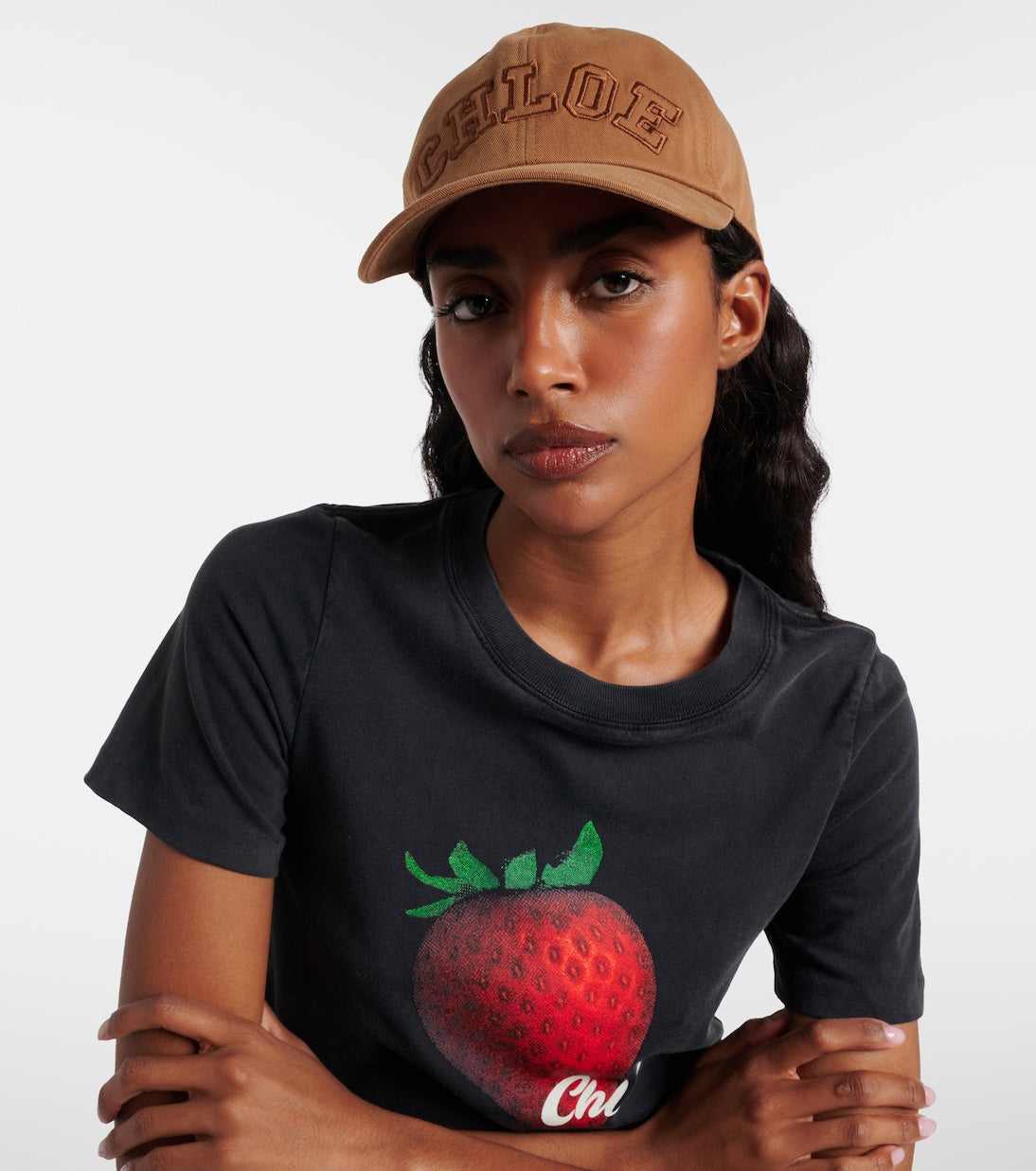 Chloé - Chloé Signature canvas baseball cap