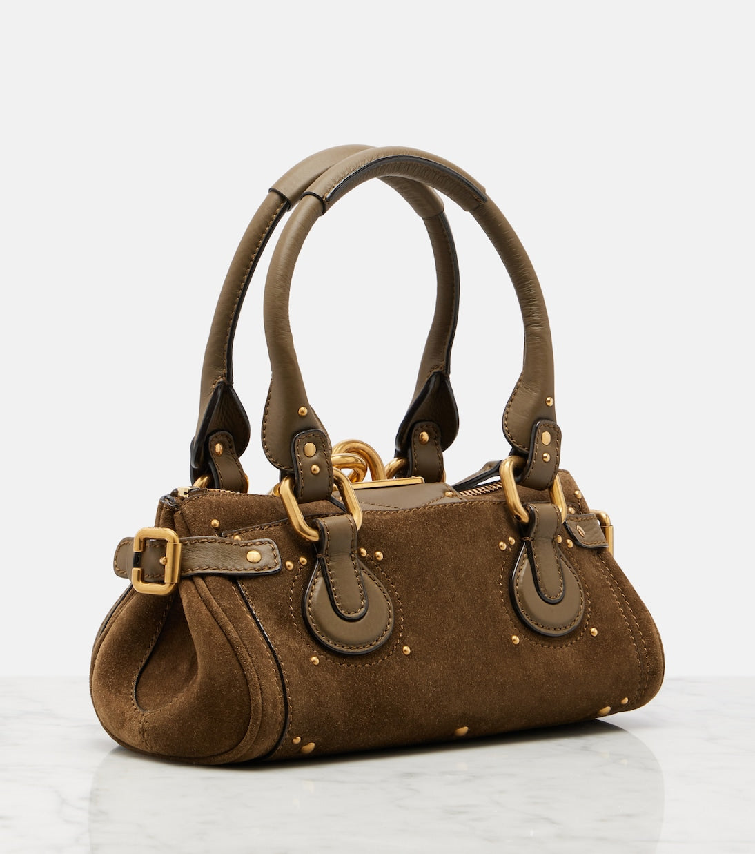 Chloé - Paddington Small suede shoulder bag