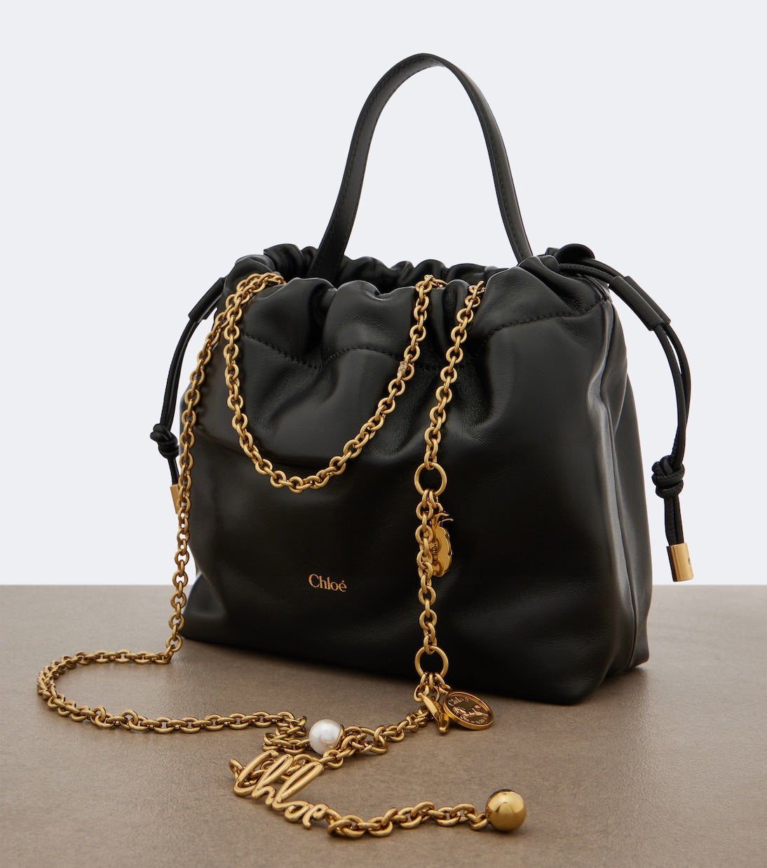 Chloé - Chloé Icons Small leather shoulder bag