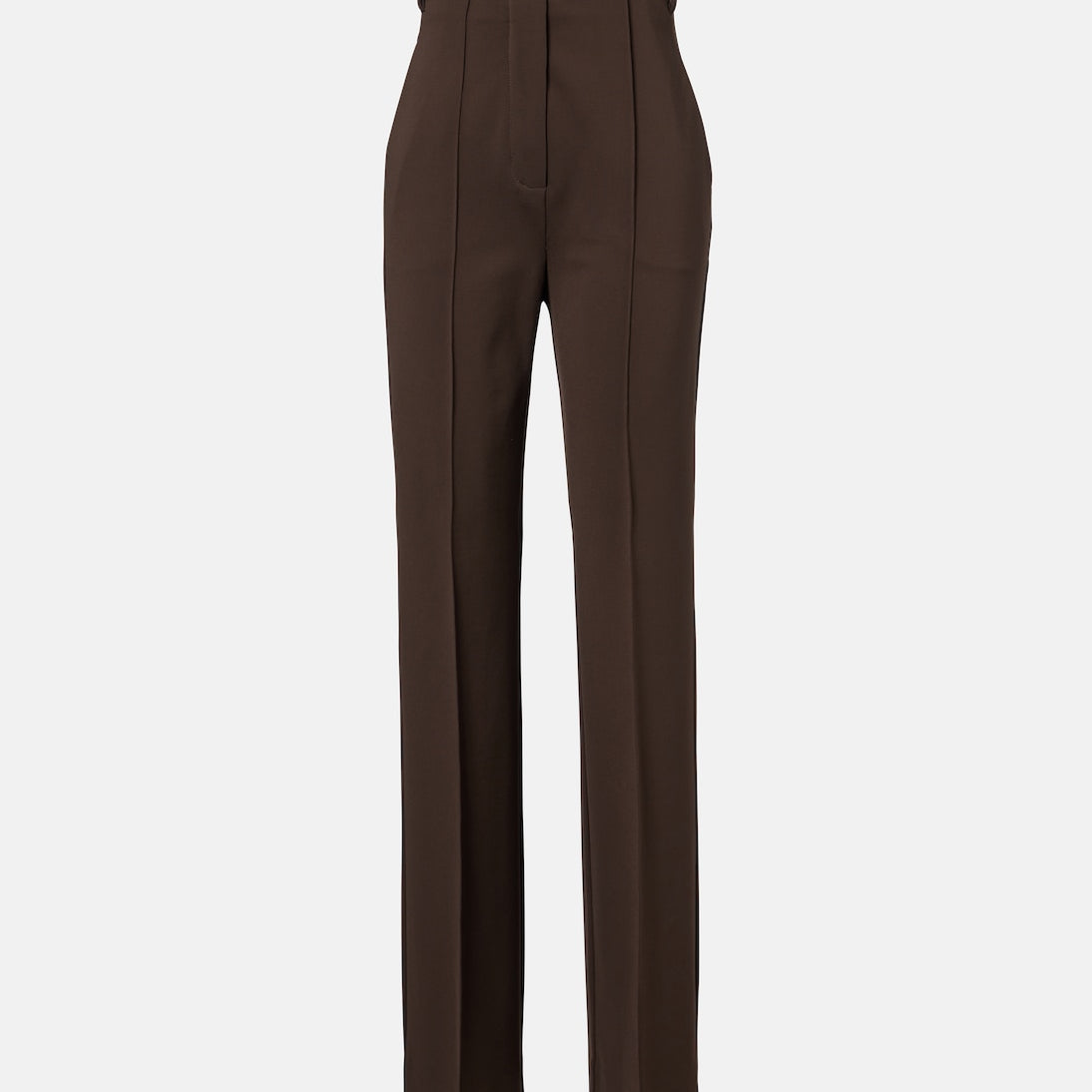 Sportmax - Belted crêpe straight pants