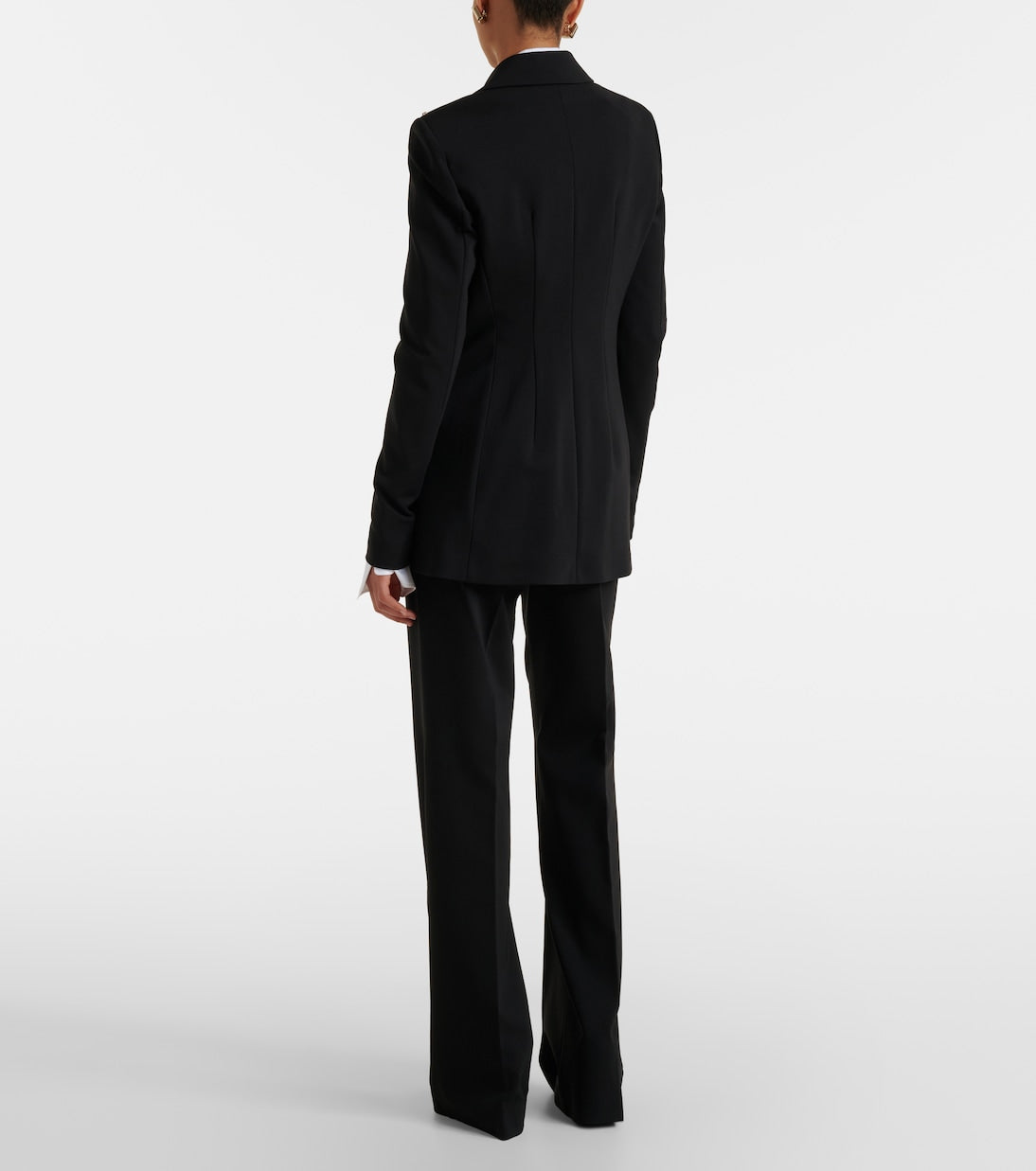 Sportmax - Belted crêpe straight pants