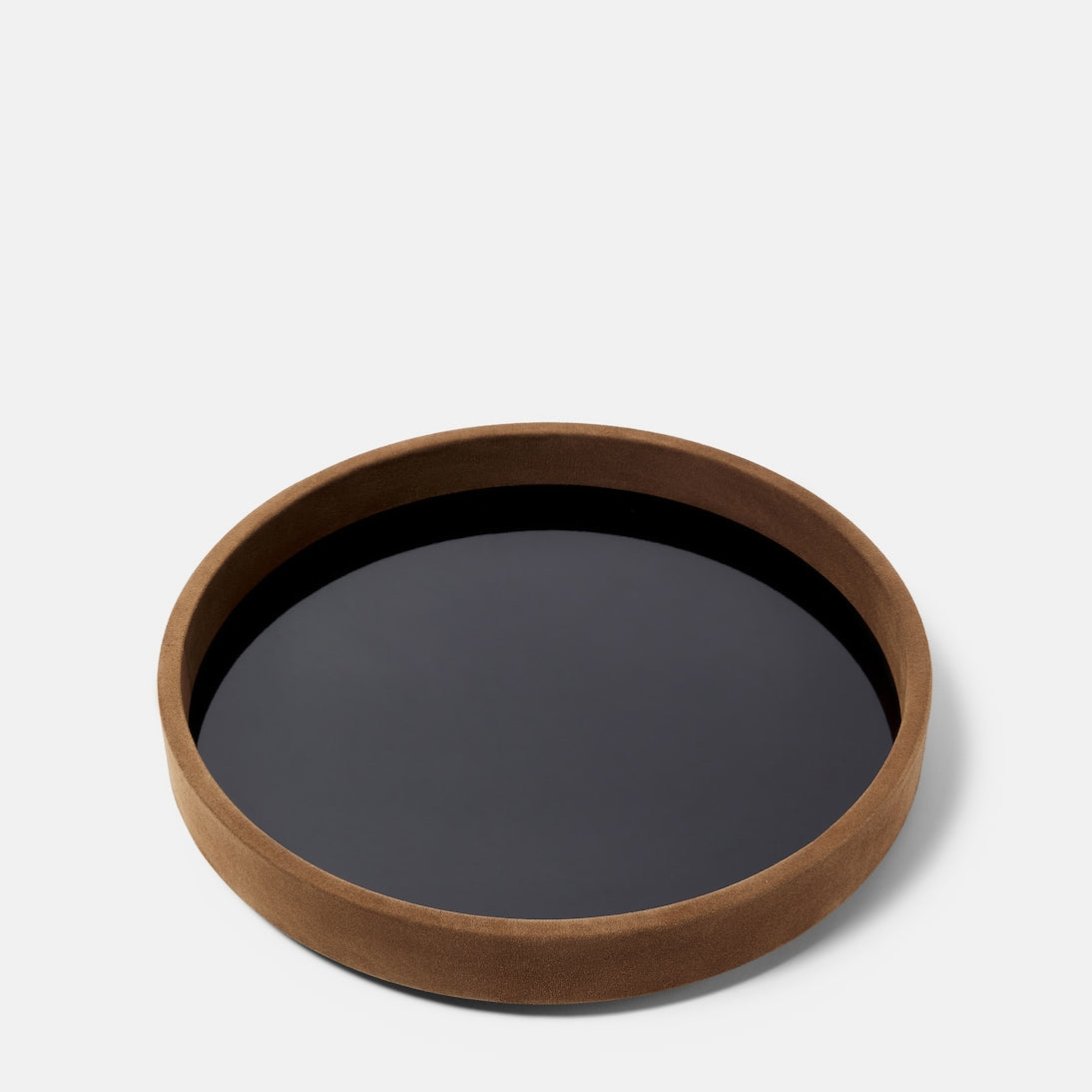 Michaël Verheyden - Medium suede-trimmed decorative tray