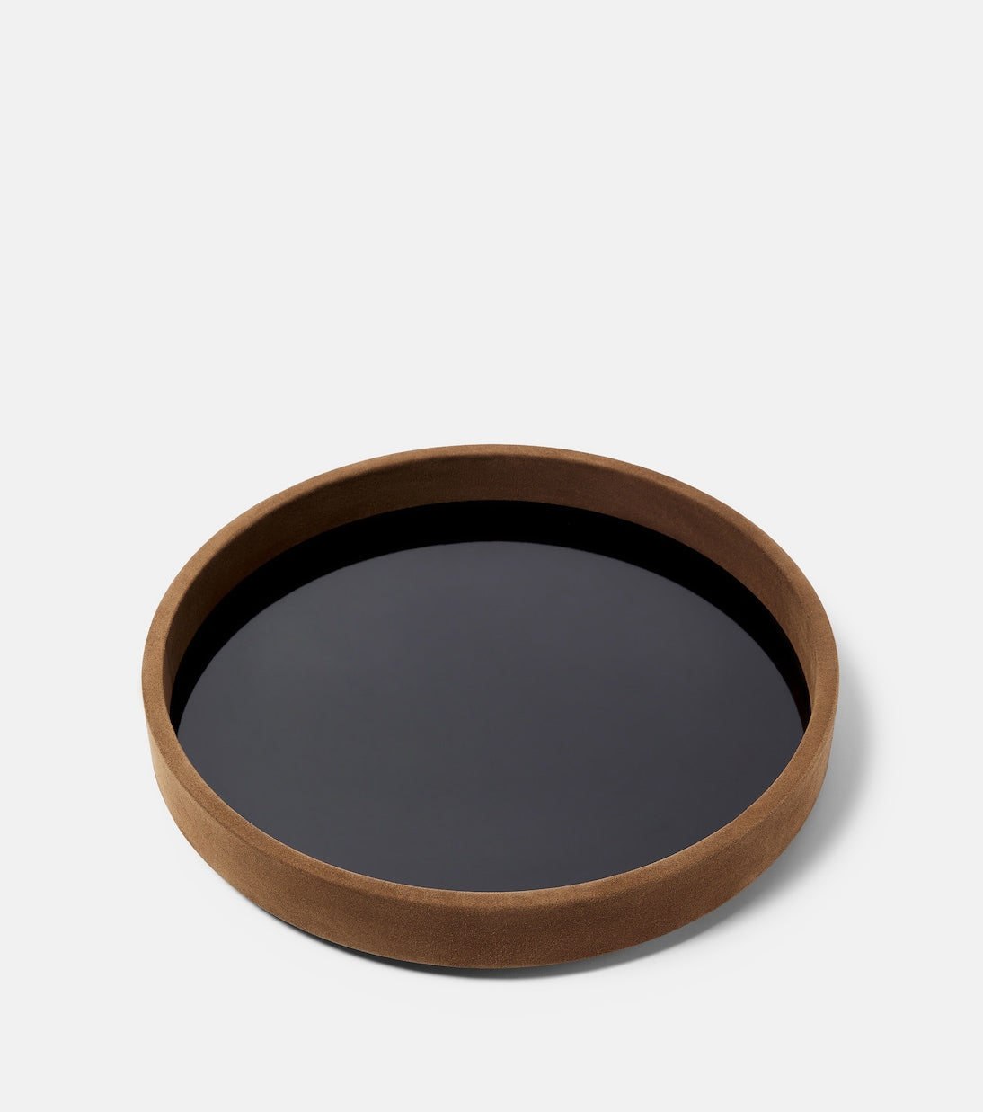 Michaël Verheyden - Medium suede-trimmed decorative tray