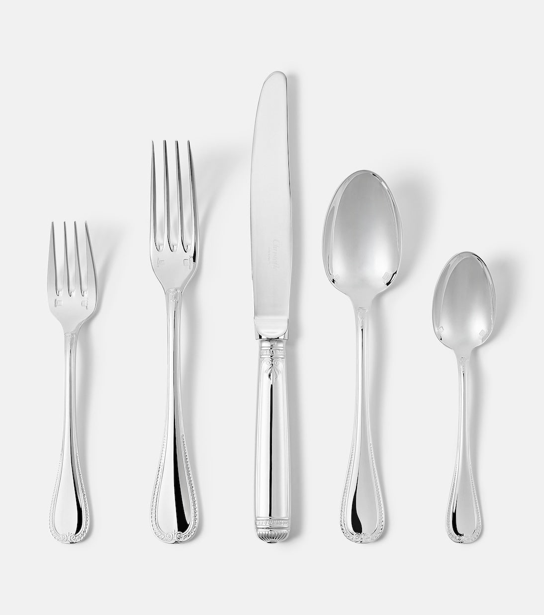 Christofle - Malmaison silver-plated 5-piece cutlery set