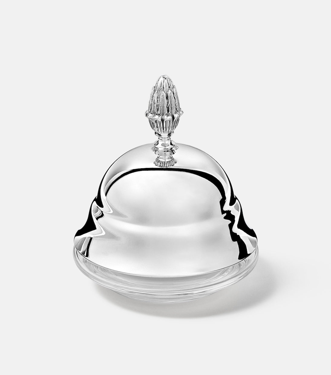 Christofle - Malmaison silver-plated butter dish