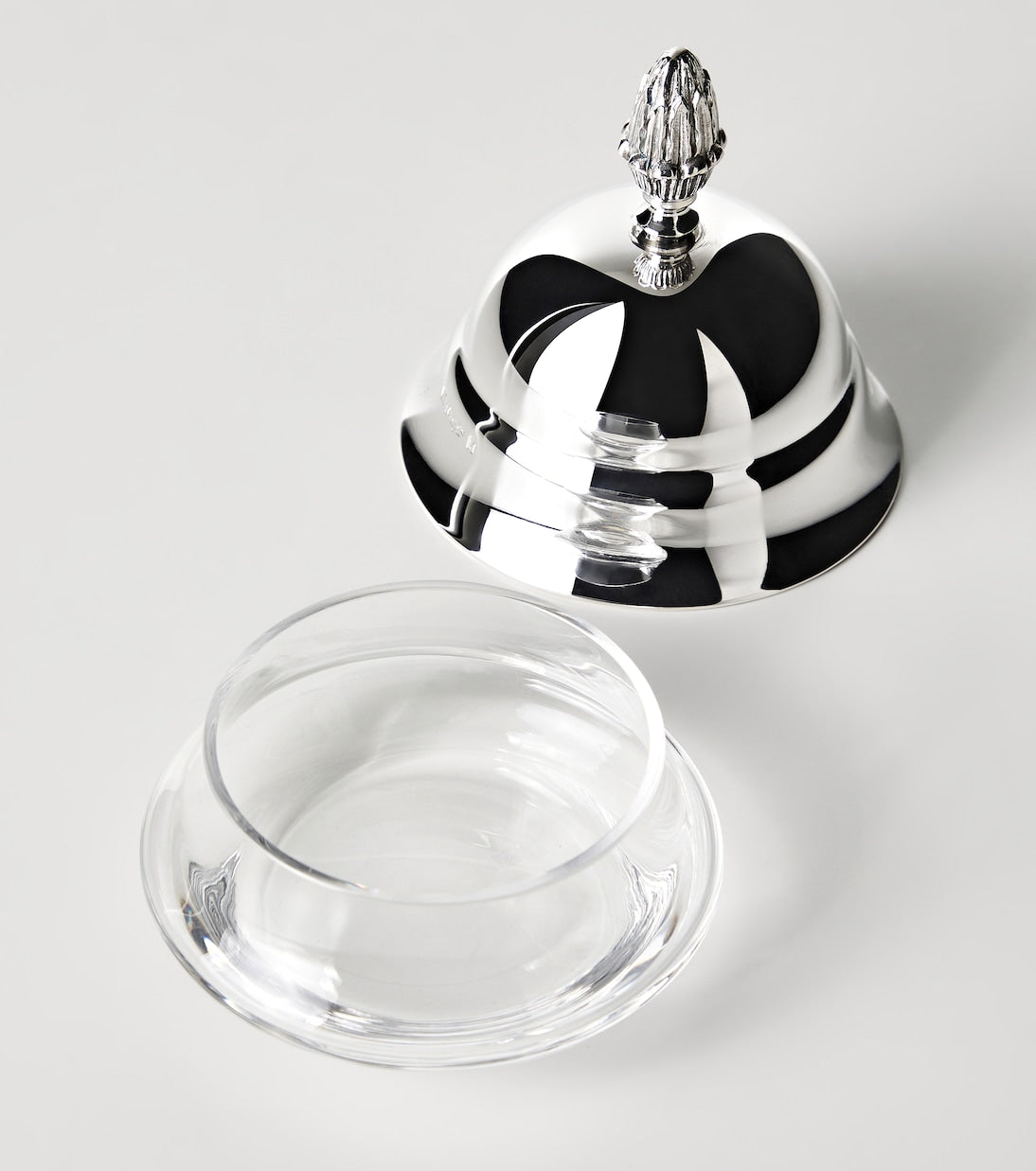Christofle - Malmaison silver-plated butter dish