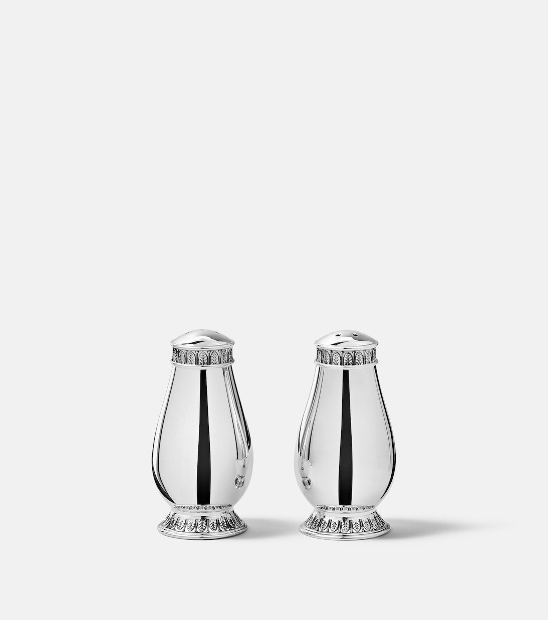 Christofle - Malmaison silver-plated salt and pepper shakers