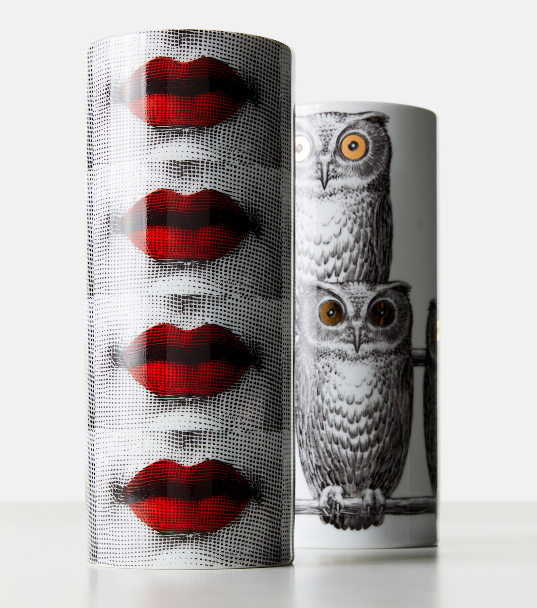 Fornasetti - Bocche Small porcelain vase