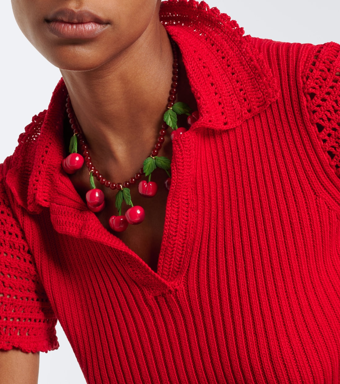 Jennifer Behr - Maraschino beaded necklace
