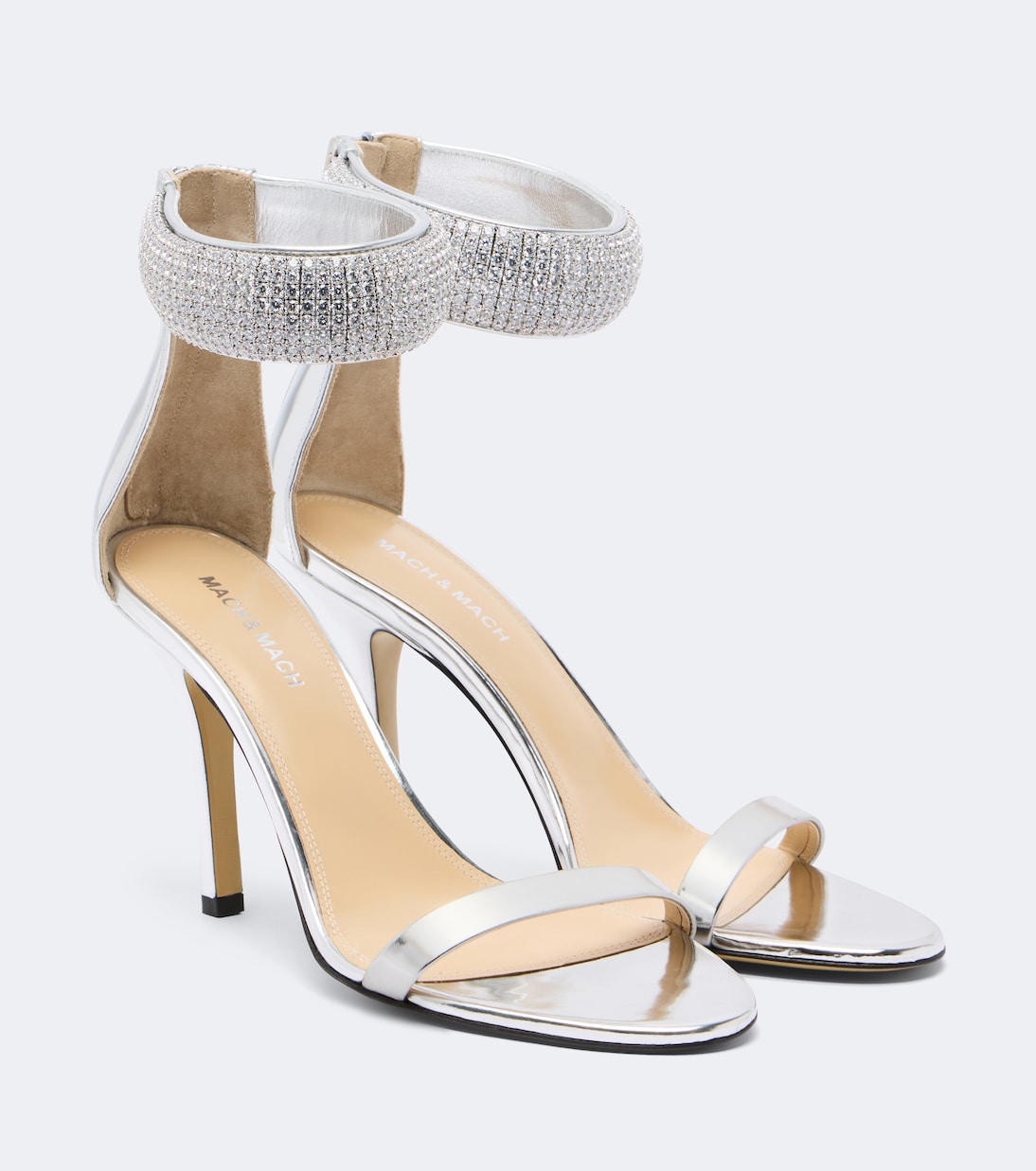 Mach & Mach - She's A Lady embellished leather sandals
