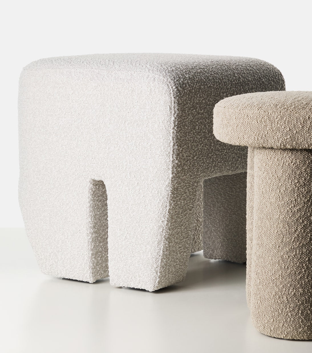 101 Copenhagen - Sculpt bouclé stool