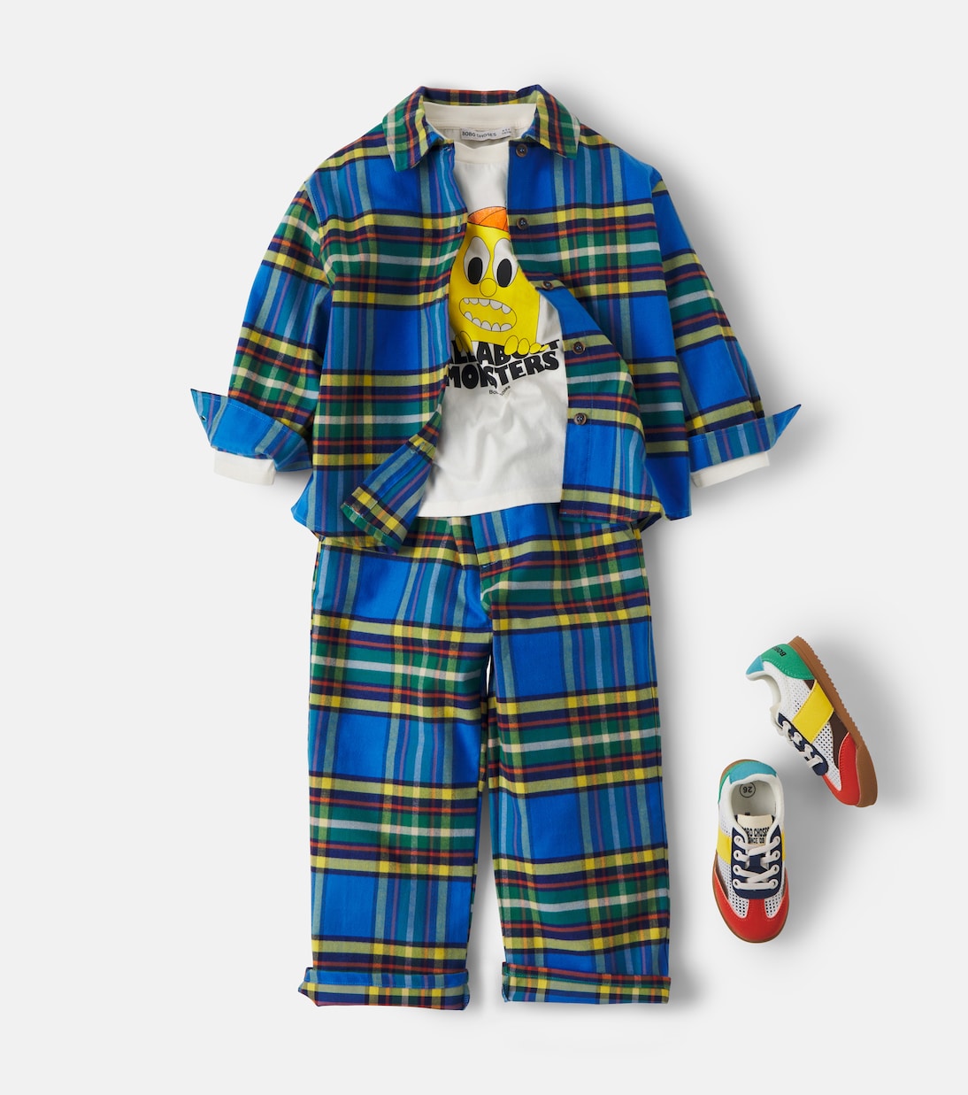 Bobo Choses - Tartan cotton pants