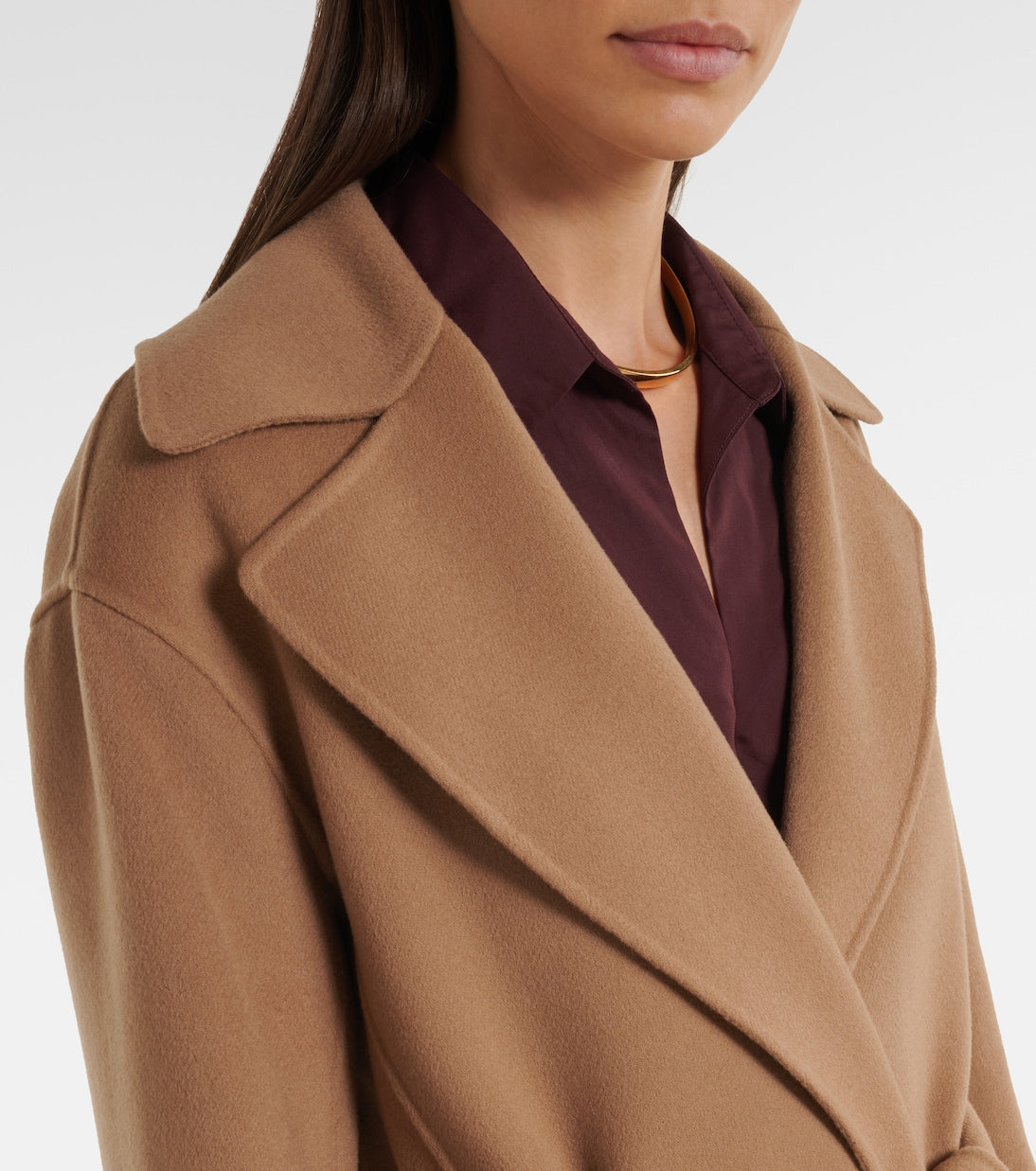 'S Max Mara - Virgin wool wrap coat
