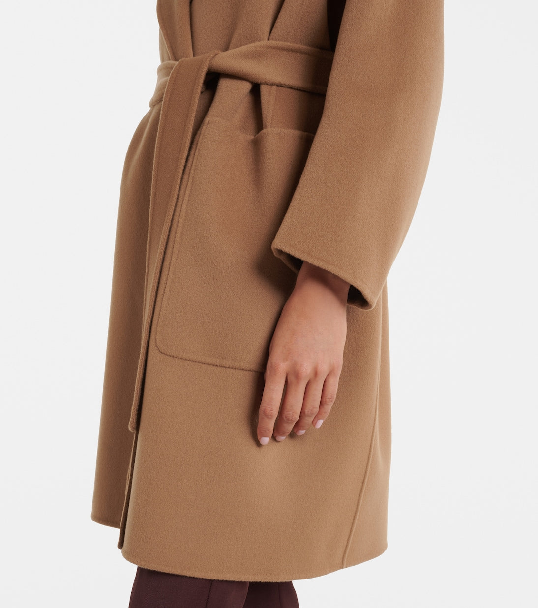 'S Max Mara - Virgin wool wrap coat