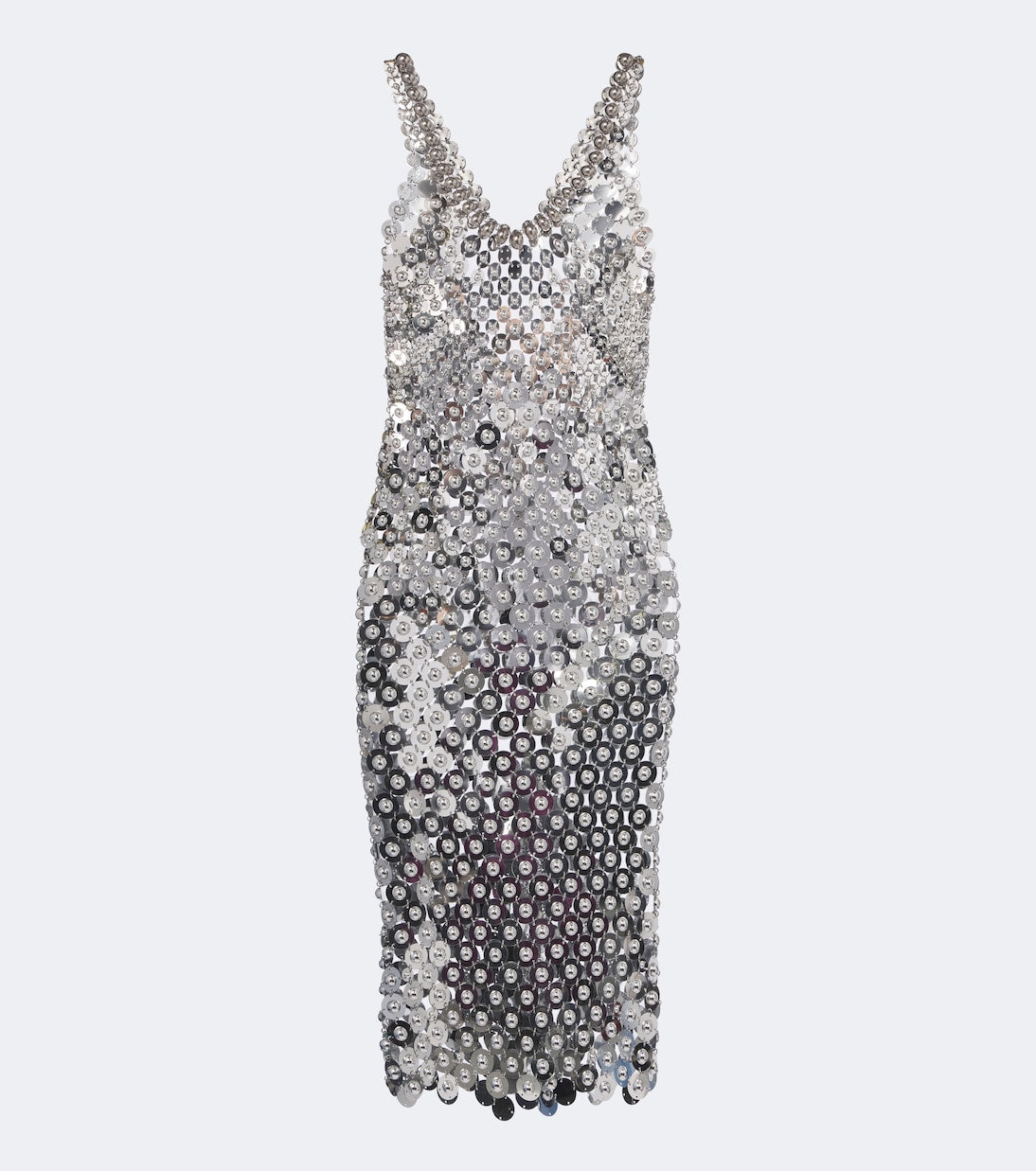 Rabanne - Chainmail embellished cocktail dress