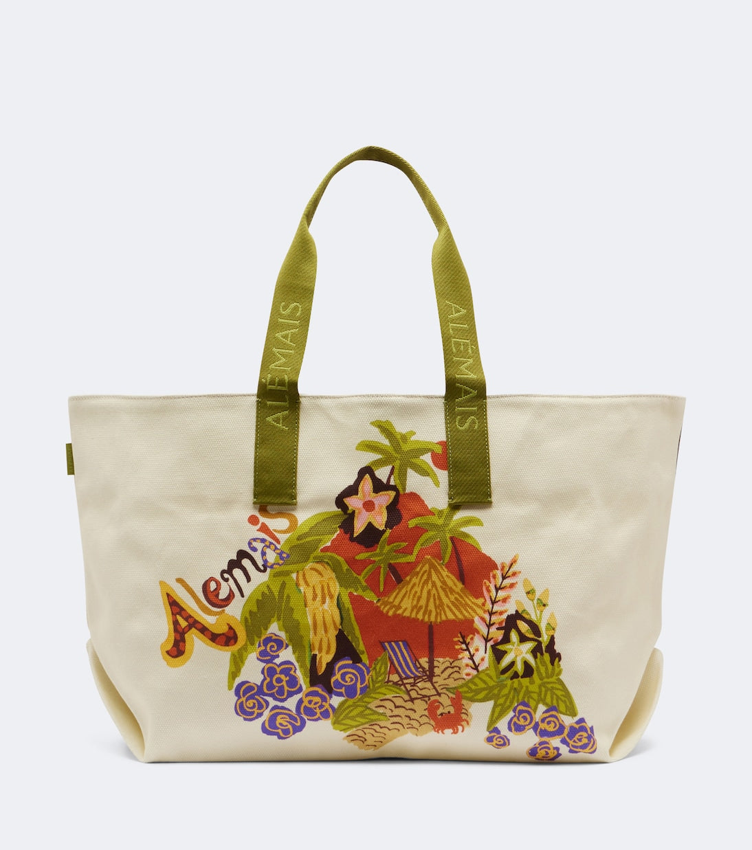 Alémais - Island Cove printed cotton canvas tote bag