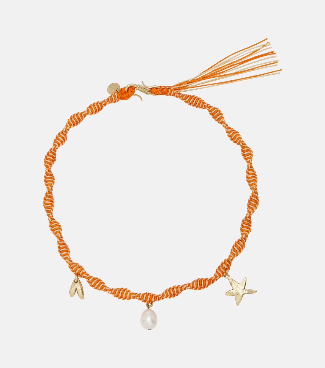 Alémais - Calypso macramé charm necklace