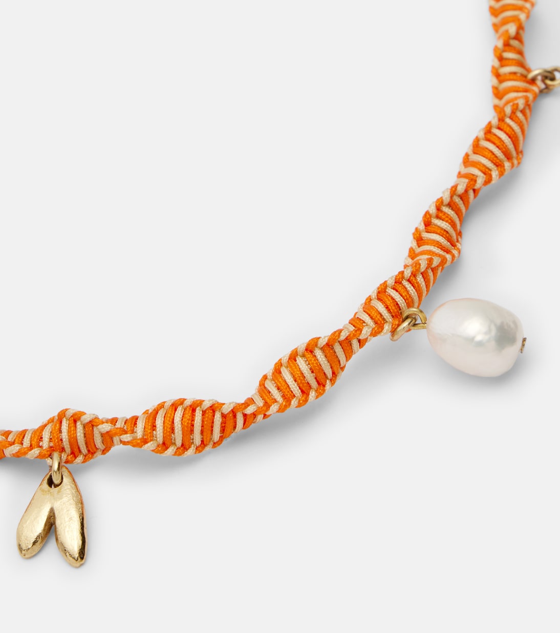 Alémais - Calypso macramé charm necklace