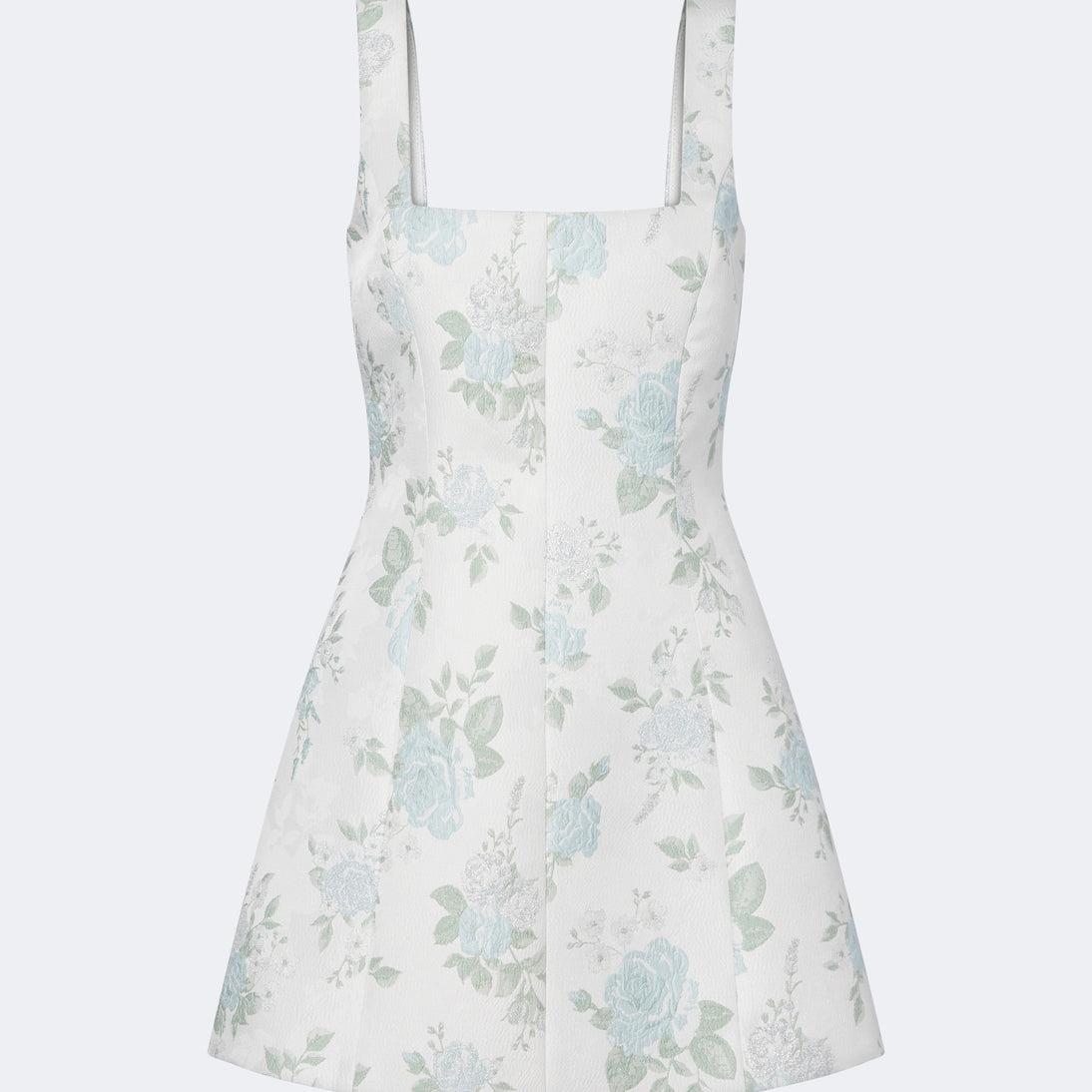 Markarian - Floral lamé brocade minidress