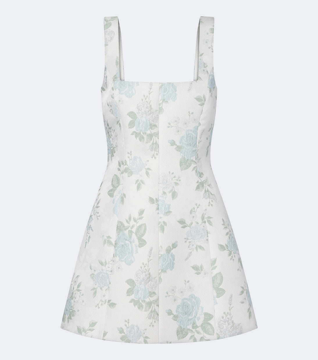 Markarian - Floral lamé brocade minidress