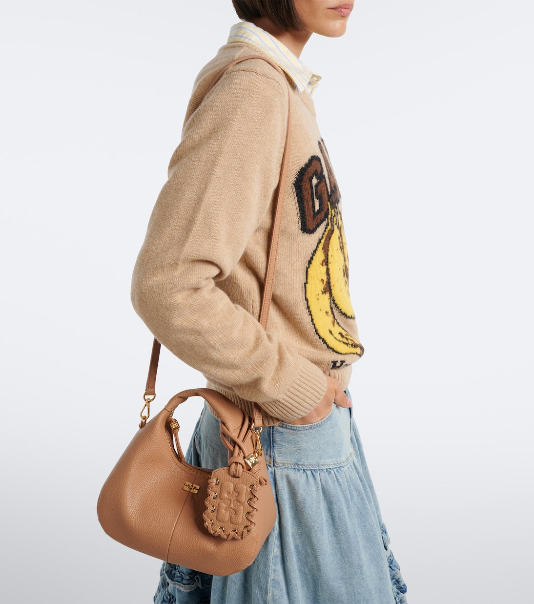 Ganni - Mini top handle bag