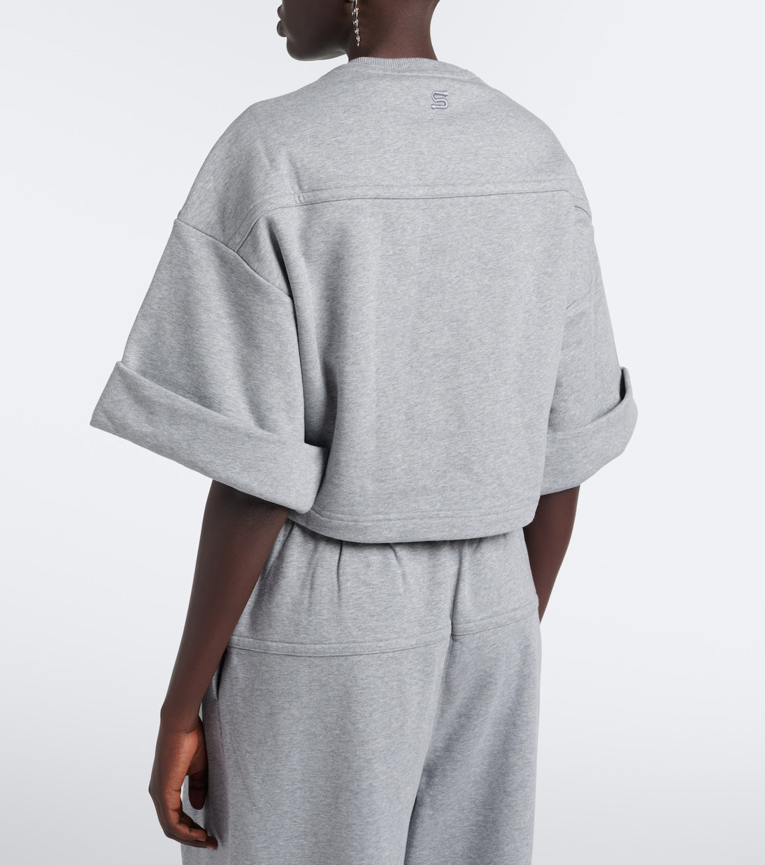 Sportmax - Cotton-blend jersey sweatshirt