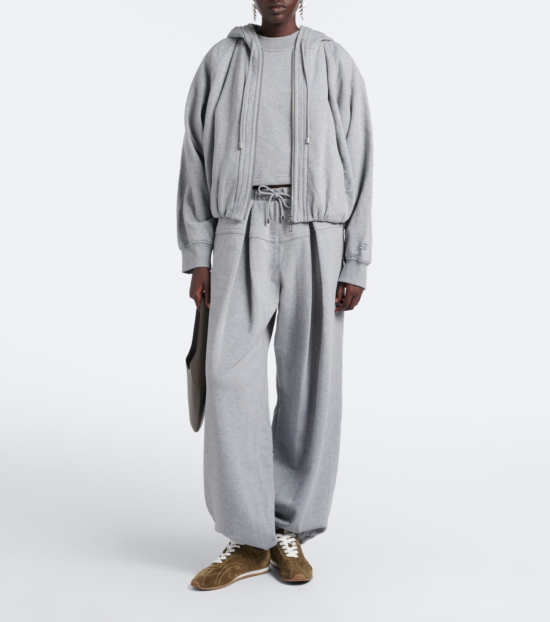 Sportmax - Cotton-blend jersey sweatshirt