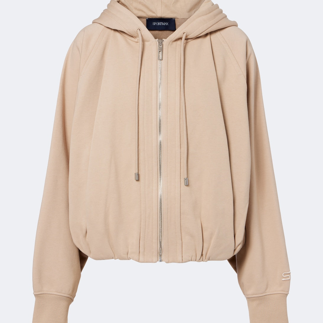 Sportmax - Cotton-blend jersey hoodie