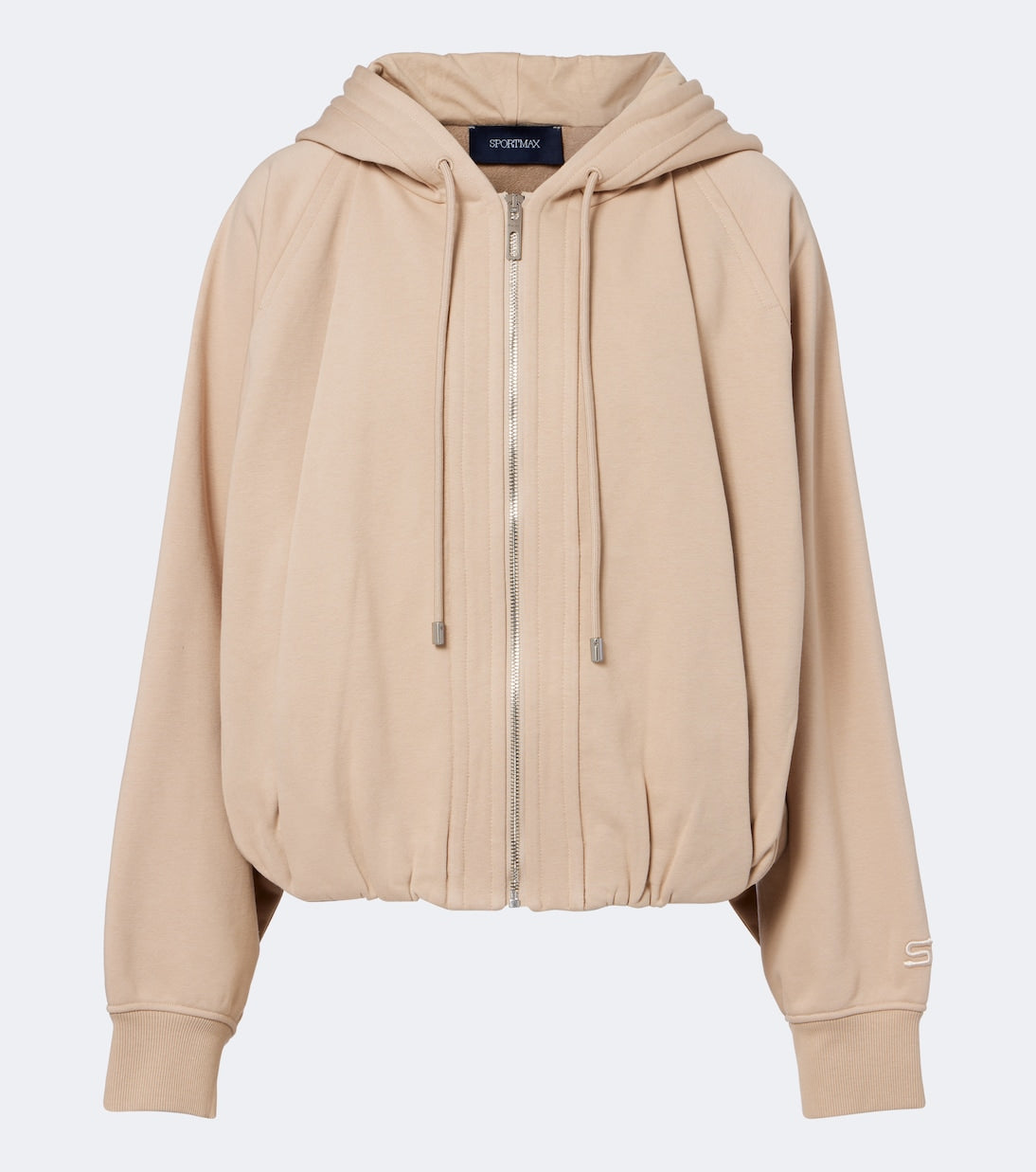 Sportmax - Cotton-blend jersey hoodie