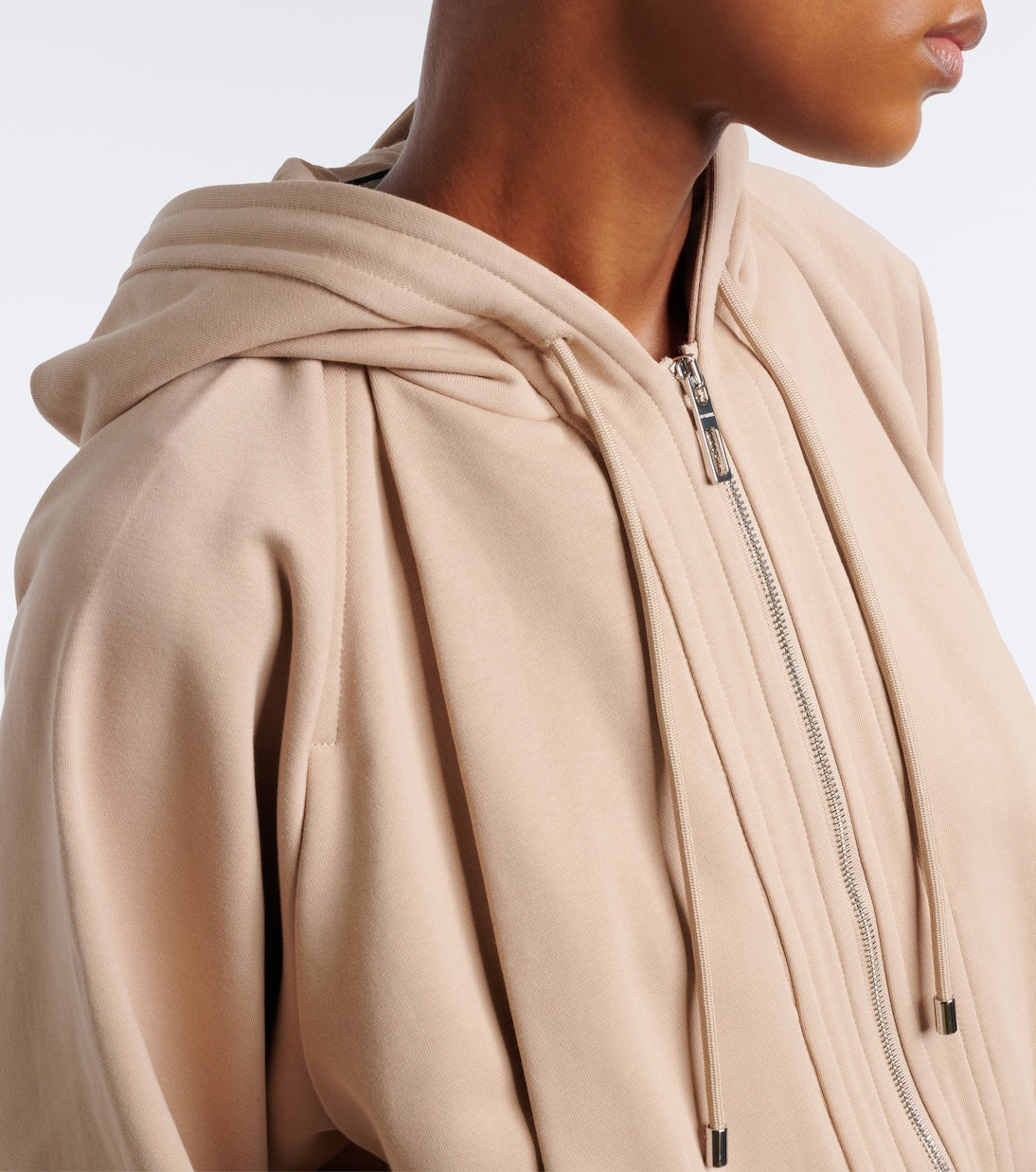 Sportmax - Cotton-blend jersey hoodie