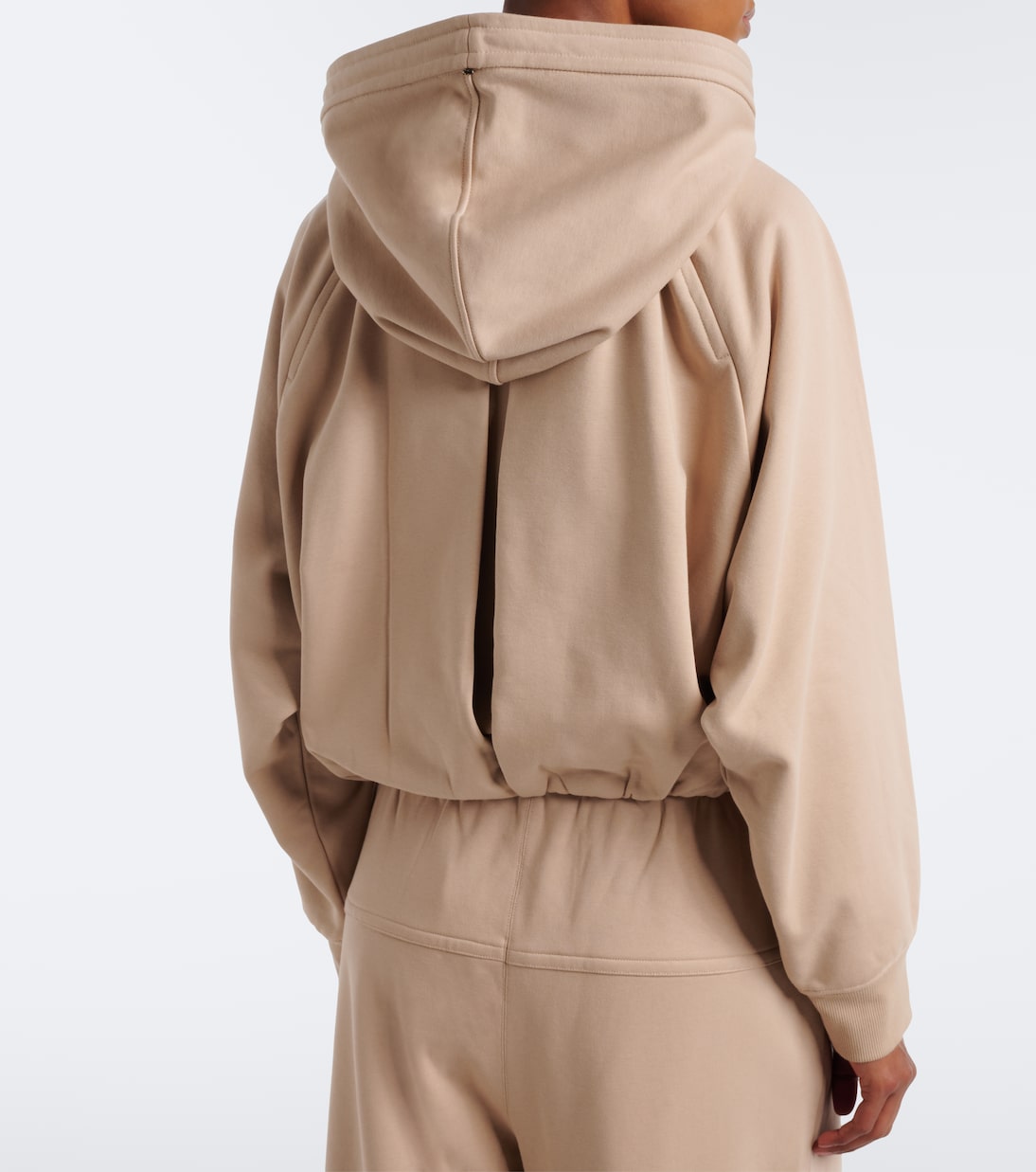 Sportmax - Cotton-blend jersey hoodie