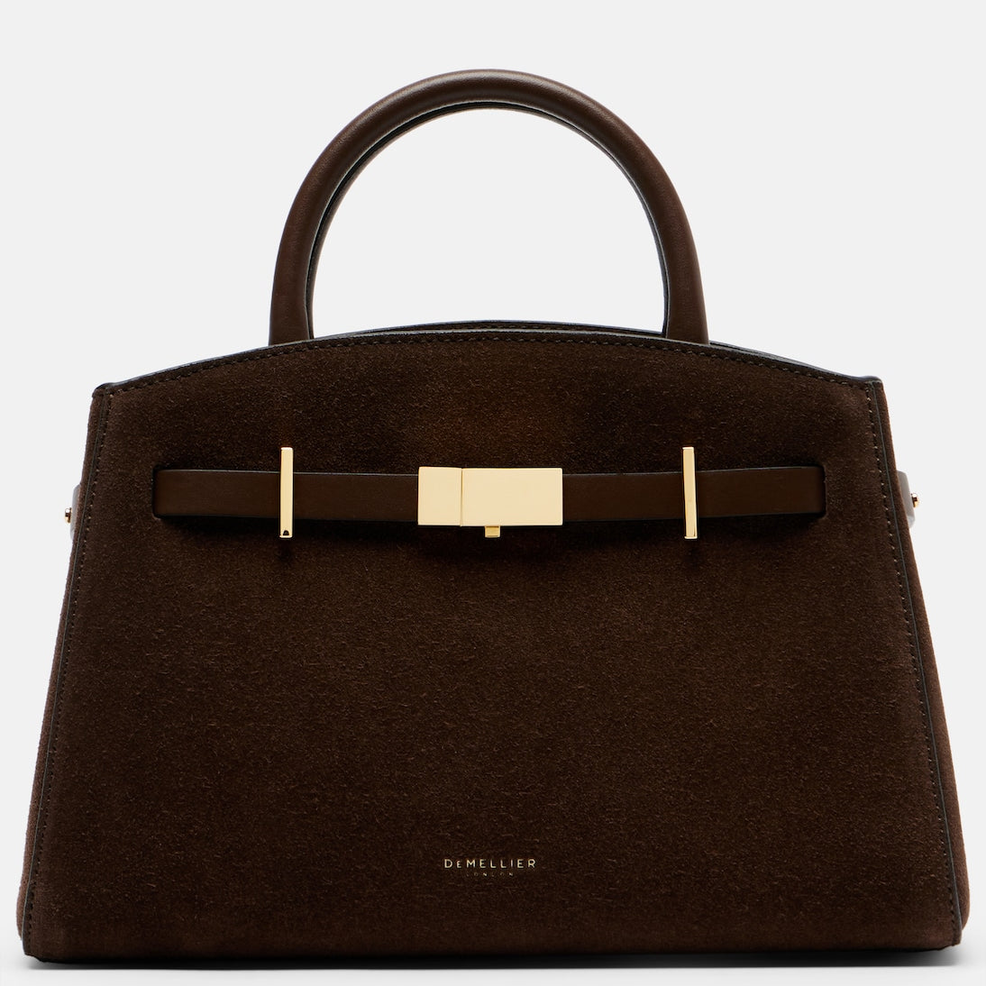 DeMellier - Hudson Small suede top-handle bag