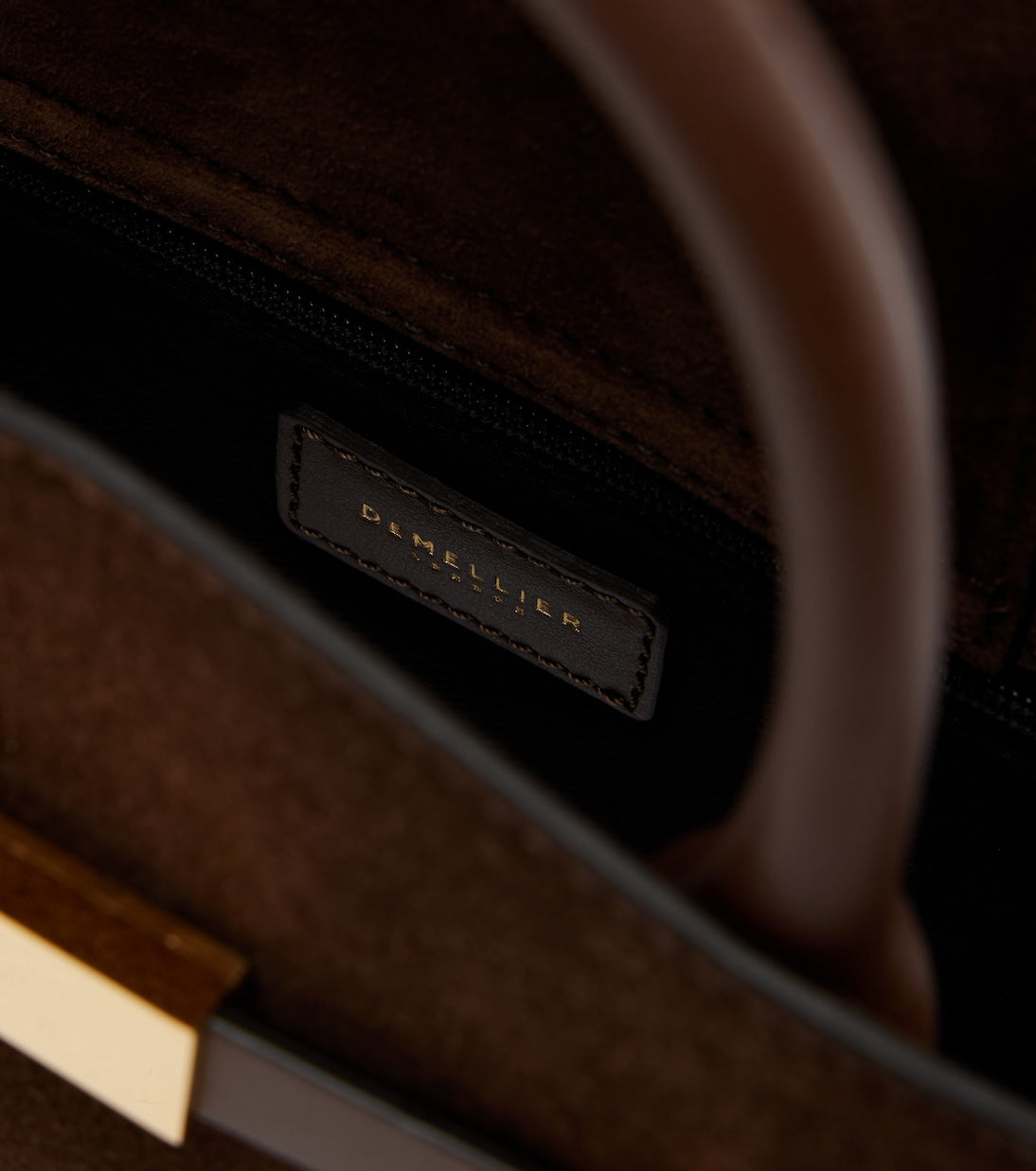 DeMellier - Hudson Small suede top-handle bag